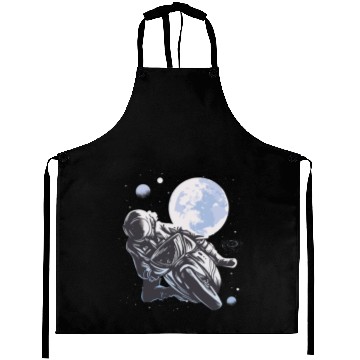 Discover Space astronaut science planets astronomy design Aprons