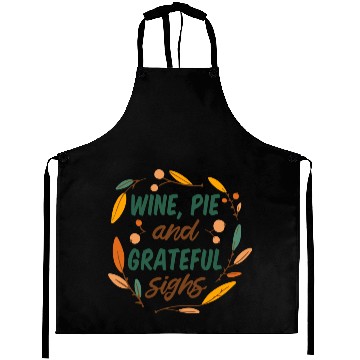 Discover wine, pie and grateful sighs Aprons