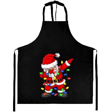 Discover Dabbing Santa Claus Christmas Tree Lights Boys Kid Aprons