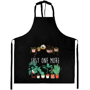 Discover Funny Garden Lover Botanical Just One More Plant Aprons
