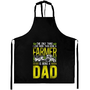 Discover Farming Farmer Dad Father Tractor Aprons