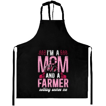 Discover Farming Farmer Mom Mother Tractor Aprons