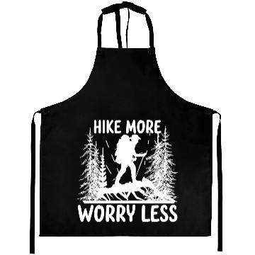Discover Hiking Go Mountaineering Hiking Tour Cool Saying Aprons