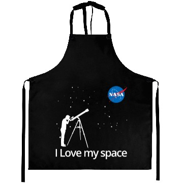 Discover NASA I Love My Space Telescope Galaxy Aprons