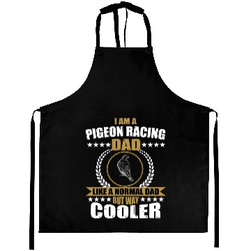 Discover Funny Pigeon Racing Dad Aprons