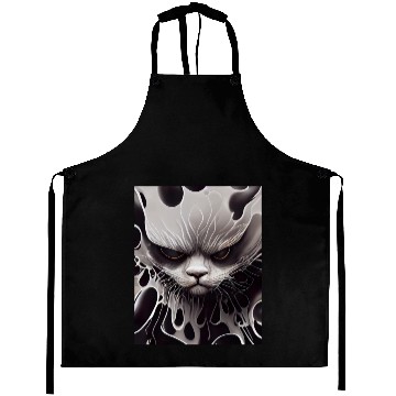 Discover Angry Cat Aprons