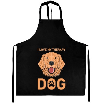 Discover I love my Therapy Dog Aprons
