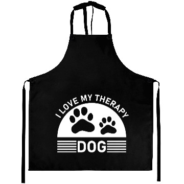 Discover I love my Therapy Dog Aprons