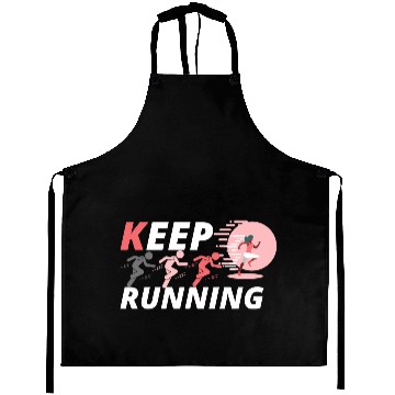 Discover Keep Running Aprons