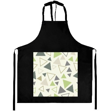 Discover pattern design triangle seamless green Aprons