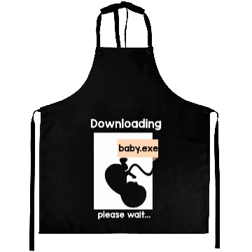 Discover New Baby Loading Computer Science New Dad Mom Aprons