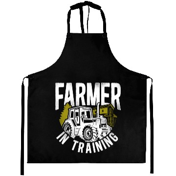 Discover Farming Farmer Tractor Vintage Aprons