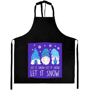 Discover Let It Snow Aprons