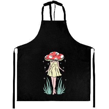 Discover Lady Mushroom Fashionista Gift Aprons