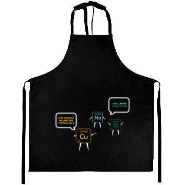 Discover Chemistry Teacher Student Periodic Table Pun Aprons