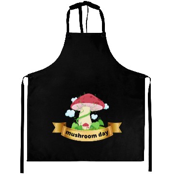 Discover National Mushroom Day Aprons