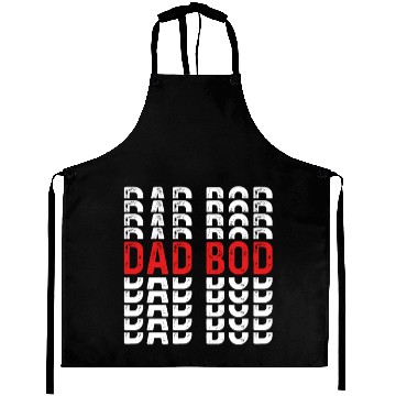 Discover Dad Bod - Funny Chubby Father Prank Surprise Aprons