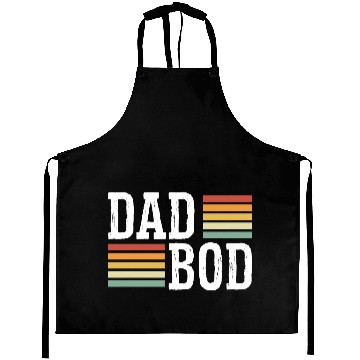 Discover Dad Bod - Funny Chubby Father Prank Surprise Aprons