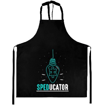 Discover Speducator Special Education Cute Sped Teacher Aprons