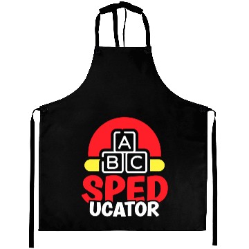 Discover Speducator Sped Special Education Teacher Cute Aprons