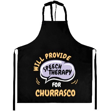Discover Provide Speech Therapy for Churrasco Funny Aprons