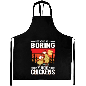 Discover Chickens Gift Farmer Chicken Coop Aprons