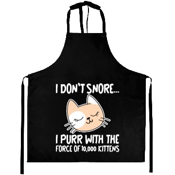 Discover I Purr With The Force Of 10,000 Kittens 1 Aprons