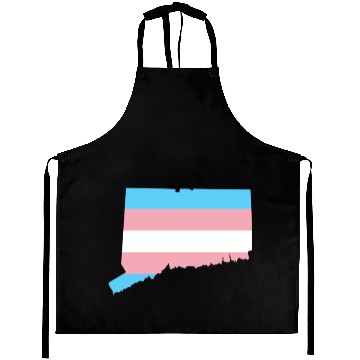 Discover Trans Flag Connecticut LGBT Pride Support Aprons
