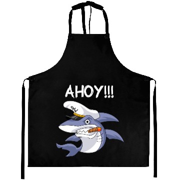 Discover Shark Captain Aprons