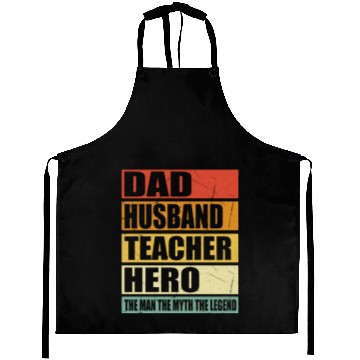 Discover Dad Husband Teacher Hero Aprons