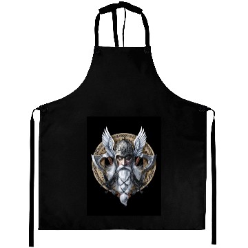 Discover Viking Warrior God Odin Aprons