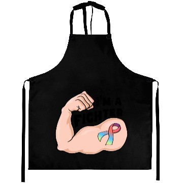 Discover Pride month - Rainbow ribbon Aprons