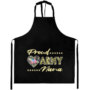 Discover Womens Proud Army Nana US Flag Dog Tag Military Aprons
