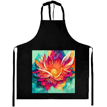 Discover Colorful mandala flower version 7 Aprons