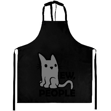 Discover quote ew people cat Aprons