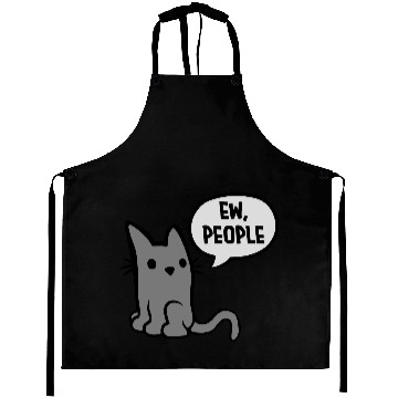 Discover comic cat ew people Aprons