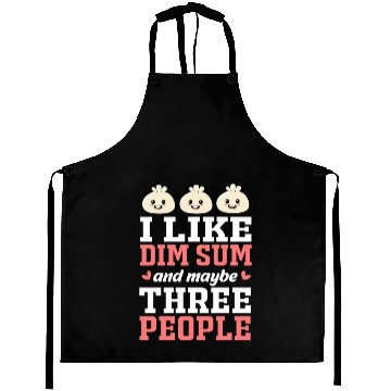 Discover Funny Dim Sum Lover Dumpling Chinese Food Aprons