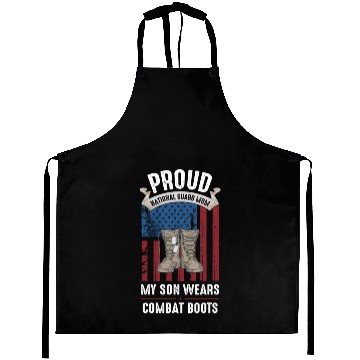 Discover Proud national guard mom Aprons
