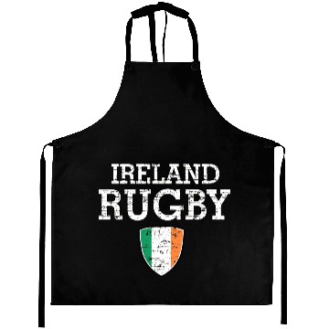 Discover Irish Flag Rugby Grunge Style T Aprons