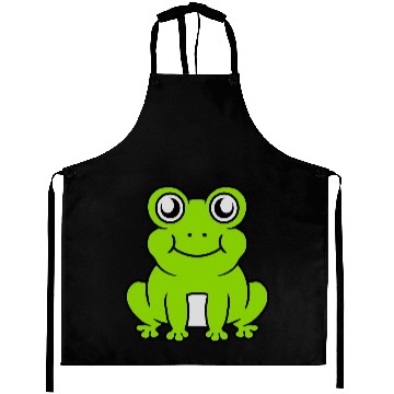 Discover Small sitting cute frog Aprons