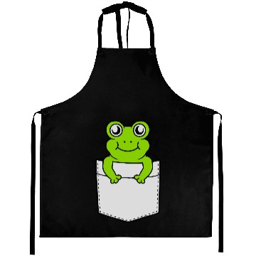 Discover Chest bag small cute frog Aprons