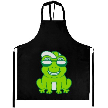 Discover Cool little frog boy Aprons