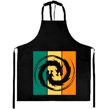 Discover Dragon Ying Yang Aprons