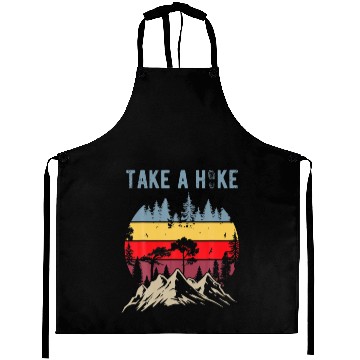 Discover Hiking Nature Hike Hiker Outdoor Funny Take a Hike Aprons