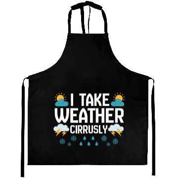 Discover Weather Cirrusly Meteorologist Meteorology Storm Aprons