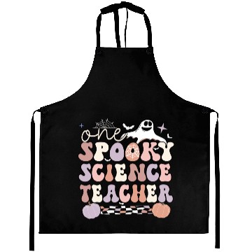 Discover Science Teacher Halloween Science Teaching Gift Aprons