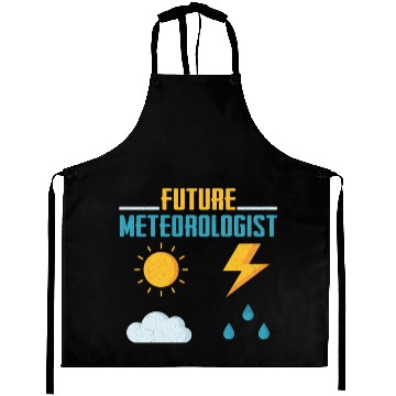 Discover Future Meteorologist Meteorology Storm Weatherman Aprons