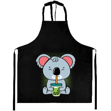 Discover Koala Bubble Tea Foodie Gift Aprons