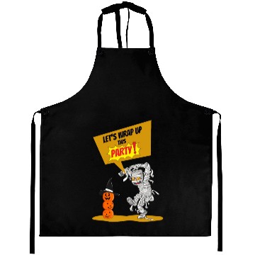 Discover Let's Wrap Up This PARTY! - Halloween Mummy Funny Aprons