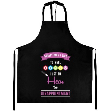 Discover Sometimes I Like To Yell Bingo Card Game Bingo Aprons